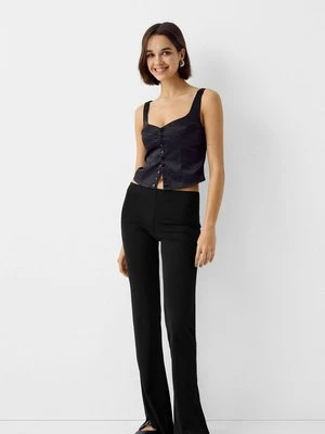 Spodnie materiałowe Bershka