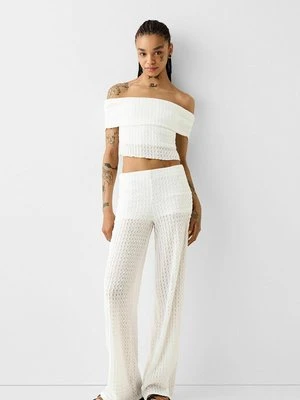 Spodnie materiałowe Bershka