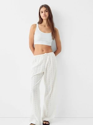 Spodnie materiałowe Bershka