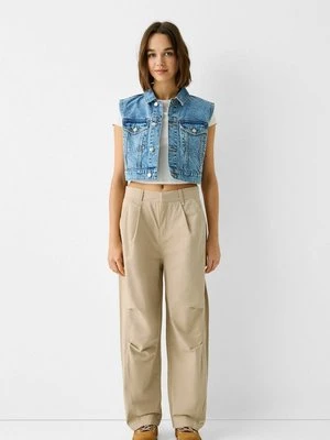 Spodnie materiałowe Bershka