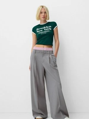 Spodnie materiałowe Bershka