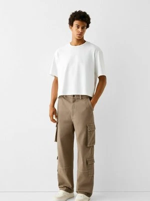 Spodnie materiałowe Bershka