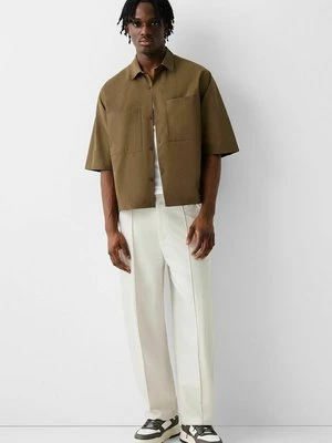 Spodnie materiałowe Bershka