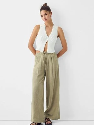 Spodnie materiałowe Bershka