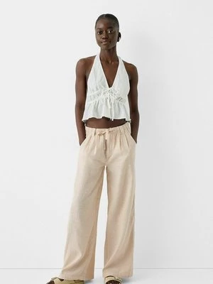 Spodnie materiałowe Bershka