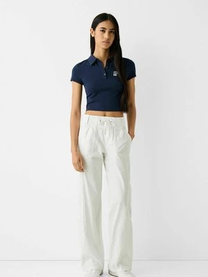 Spodnie materiałowe Bershka