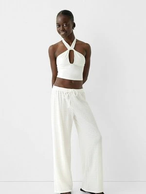 Spodnie materiałowe Bershka