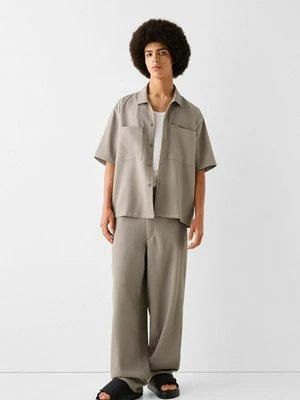 Spodnie materiałowe Bershka