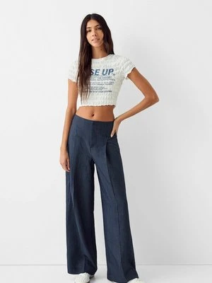 Spodnie materiałowe Bershka