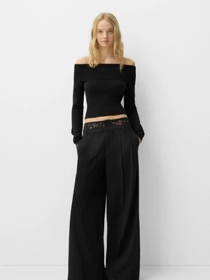 Spodnie materiałowe Bershka