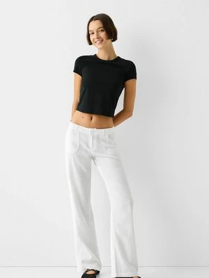 Spodnie materiałowe Bershka