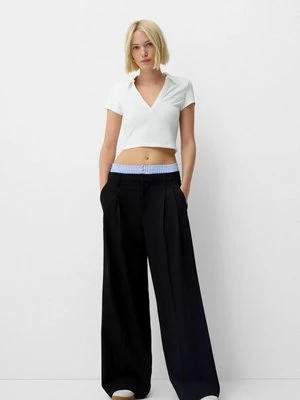 Spodnie materiałowe Bershka