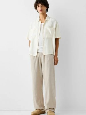 Spodnie materiałowe Bershka