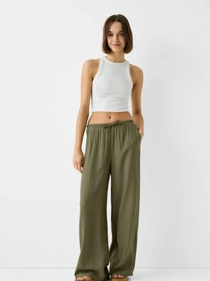 Spodnie materiałowe Bershka