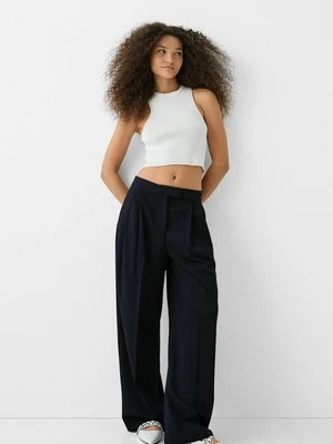 Spodnie materiałowe Bershka