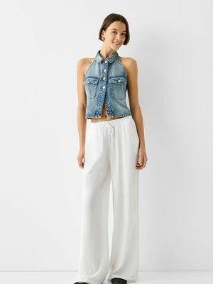 Spodnie materiałowe Bershka