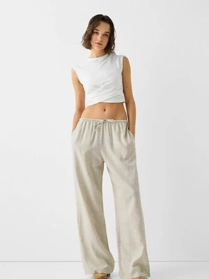 Spodnie materiałowe Bershka