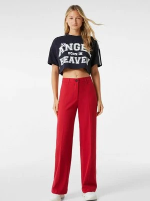 Spodnie materiałowe Bershka