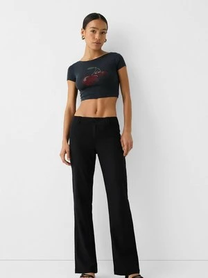 Spodnie materiałowe Bershka