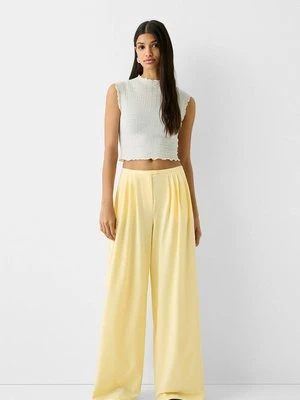 Spodnie materiałowe Bershka