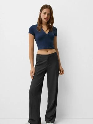 Spodnie materiałowe Bershka