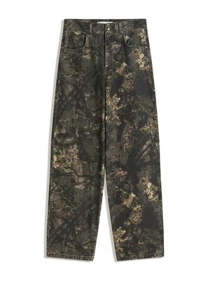 Spodnie materiałowe Bershka khaki