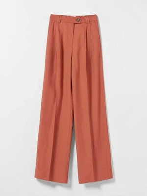 Spodnie materiałowe Bershka miedziany