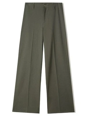 Spodnie materiałowe Bershka khaki