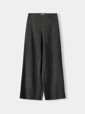 Spodnie materiałowe Bershka szary