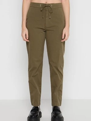 Spodnie materiałowe Boss khaki