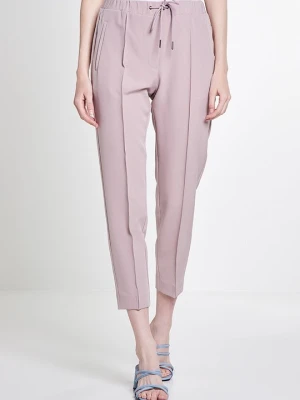 Spodnie materiałowe Bruuns Bazaar fioletowy