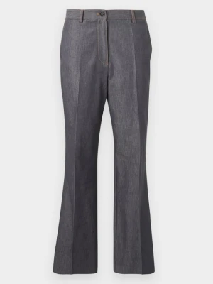 Spodnie materiałowe Bruuns Bazaar niebieski denim