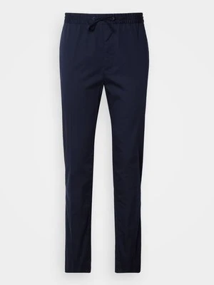 Spodnie materiałowe Calvin Klein granatowy