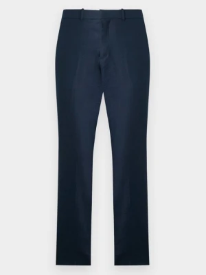 Spodnie materiałowe Calvin Klein granatowy