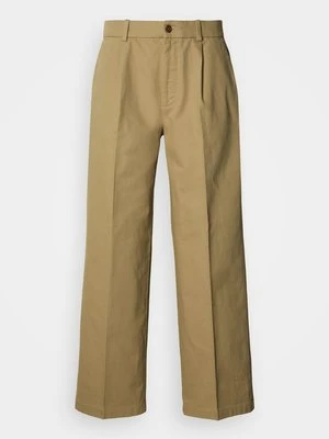 Spodnie materiałowe Calvin Klein Jeans beżowy