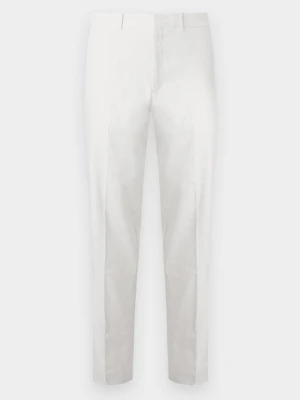 Spodnie materiałowe Calvin Klein mleczny