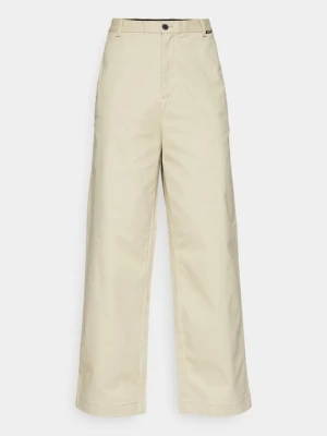 Spodnie materiałowe Calvin Klein taupe