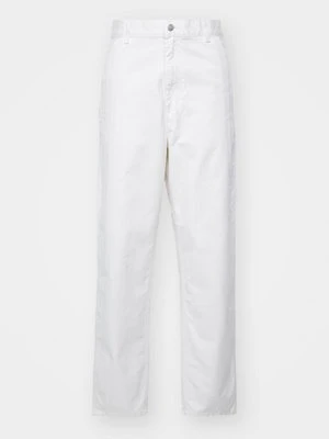 Spodnie materiałowe Carhartt WIP mleczny