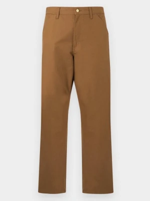 Spodnie materiałowe Carhartt WIP jasnobrązowy