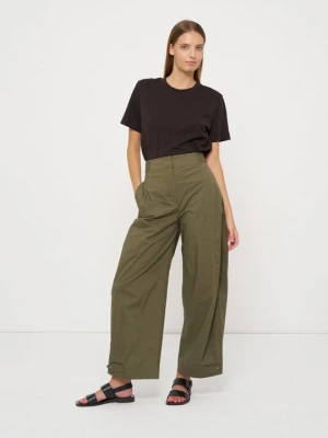 Spodnie materiałowe COS khaki