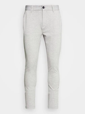 Spodnie materiałowe DENIM PROJECT jasnoszary
