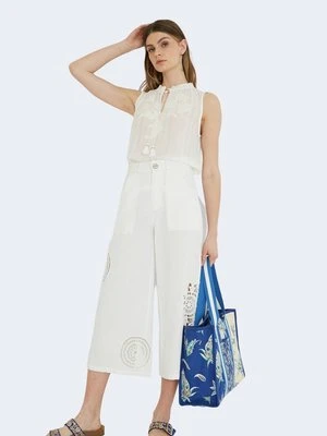 Spodnie materiałowe Desigual