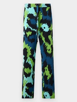 Spodnie materiałowe Diane Von Furstenberg zielony