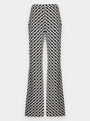 Spodnie materiałowe Diane Von Furstenberg czarny