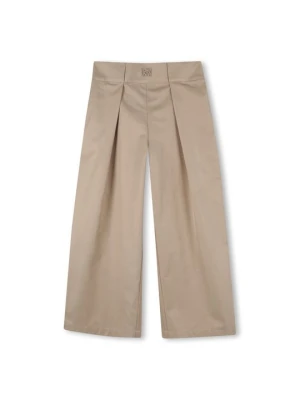 Spodnie materiałowe DKNY beżowy