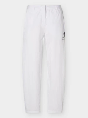 Spodnie materiałowe EA7 Emporio Armani biały