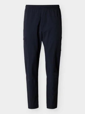 Spodnie materiałowe EA7 Emporio Armani granatowy