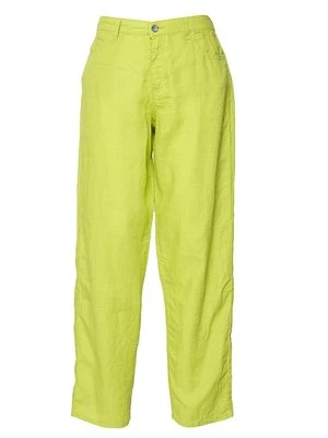 Spodnie materiałowe Emporio Armani zielony