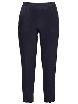 Spodnie materiałowe Emporio Armani granatowy