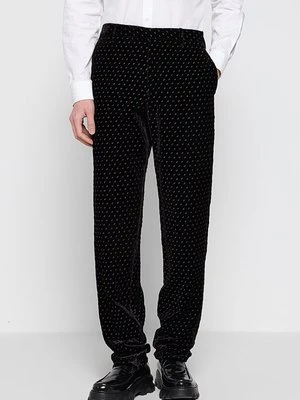 Spodnie materiałowe Emporio Armani czarny